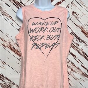 10/$10 🔥Reebok Pink Graphic Tank Top